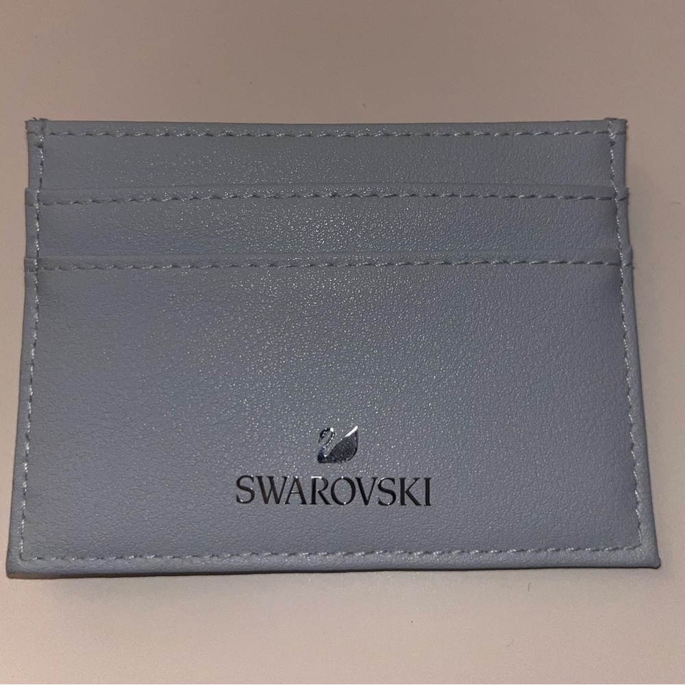 Swarovski blue card holder